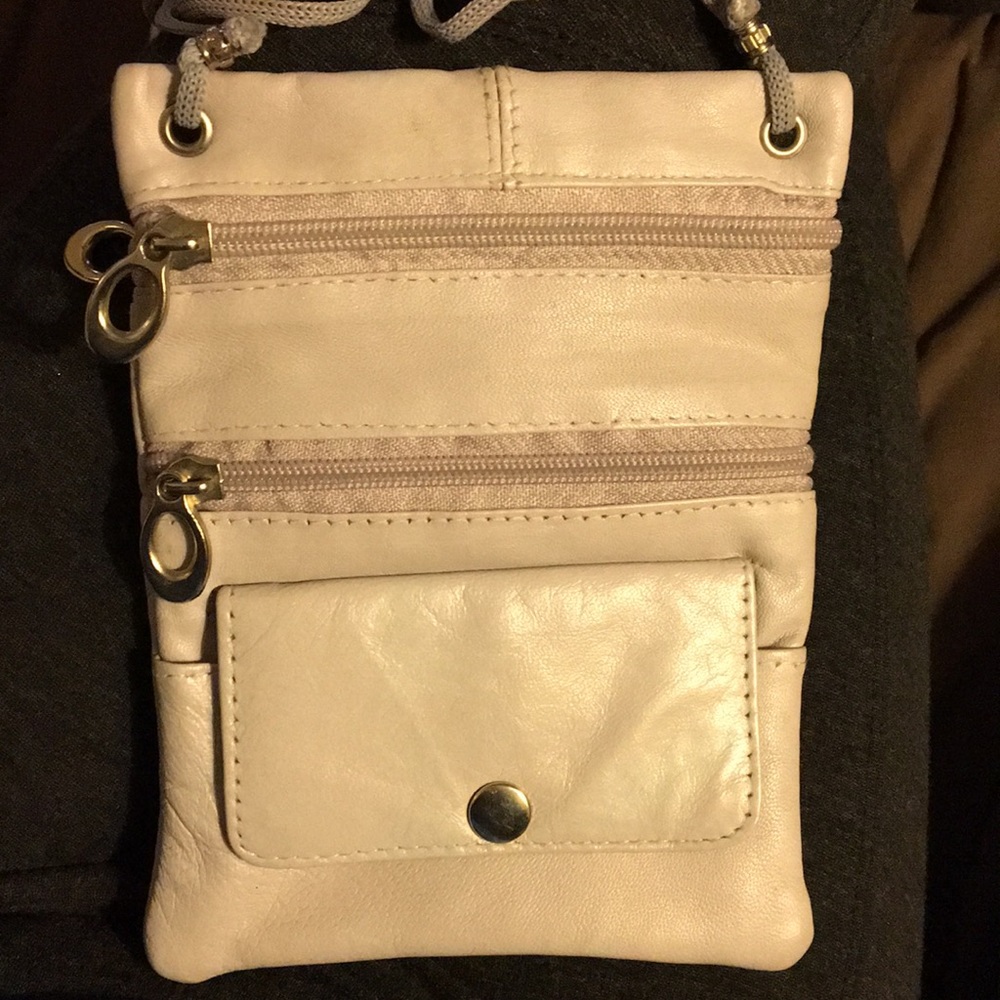 Leather mini boho bag